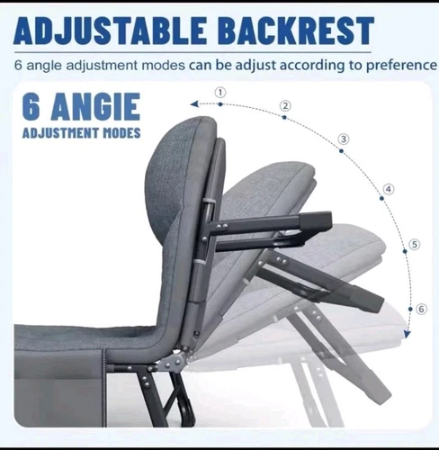 Sleeping Chair That Is Portable & Foldable Bed wit
